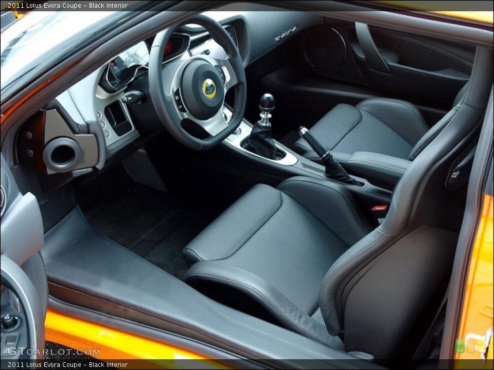 Black Interior Photo for the 2011 Lotus Evora Coupe #50874085