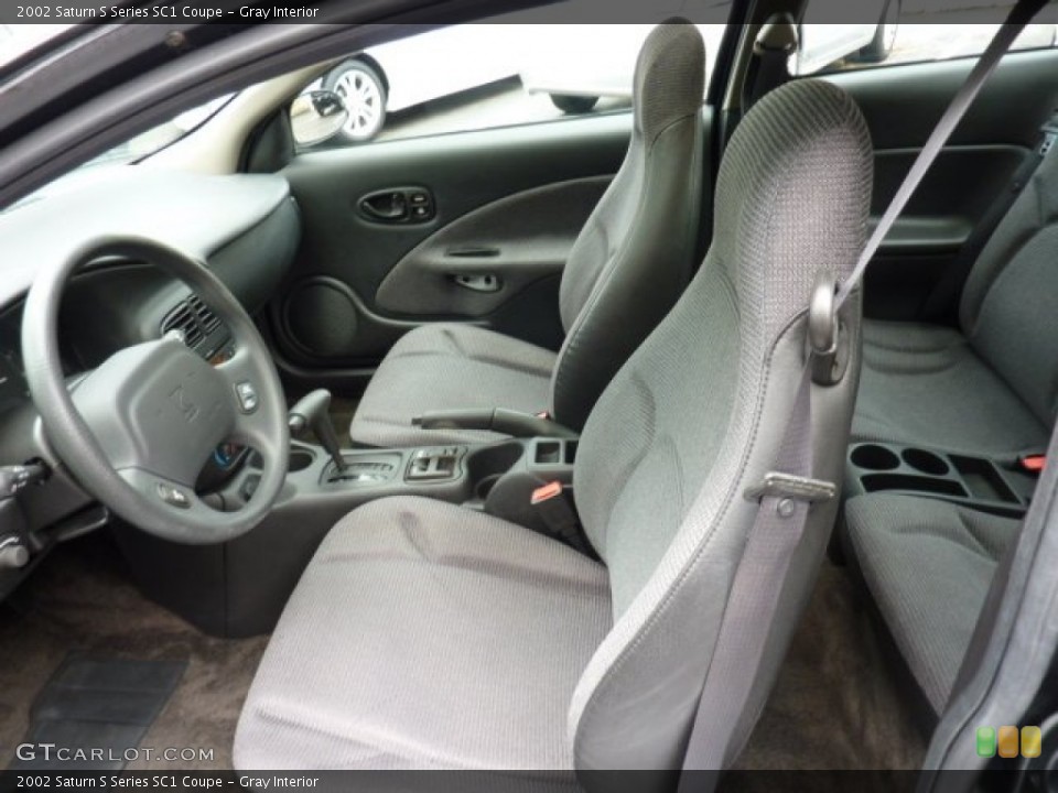 Gray Interior Photo for the 2002 Saturn S Series SC1 Coupe #50874292