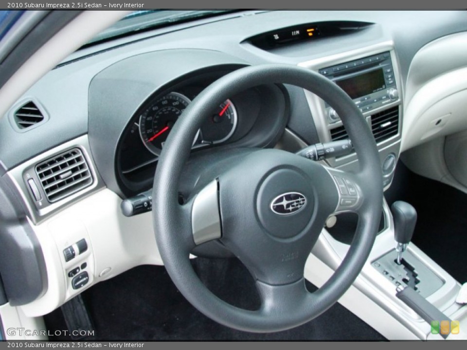 Ivory Interior Photo for the 2010 Subaru Impreza 2.5i Sedan #50874400