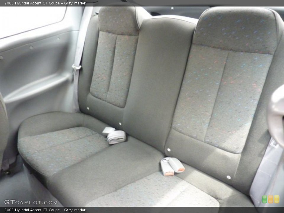 Gray Interior Photo for the 2003 Hyundai Accent GT Coupe #50874586