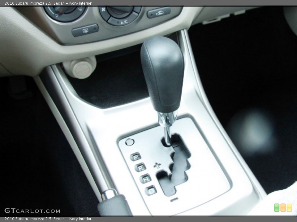 Ivory Interior Transmission for the 2010 Subaru Impreza 2.5i Sedan #50874667