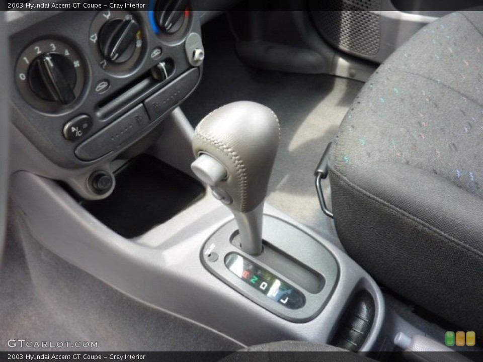 Gray Interior Transmission for the 2003 Hyundai Accent GT Coupe #50874703