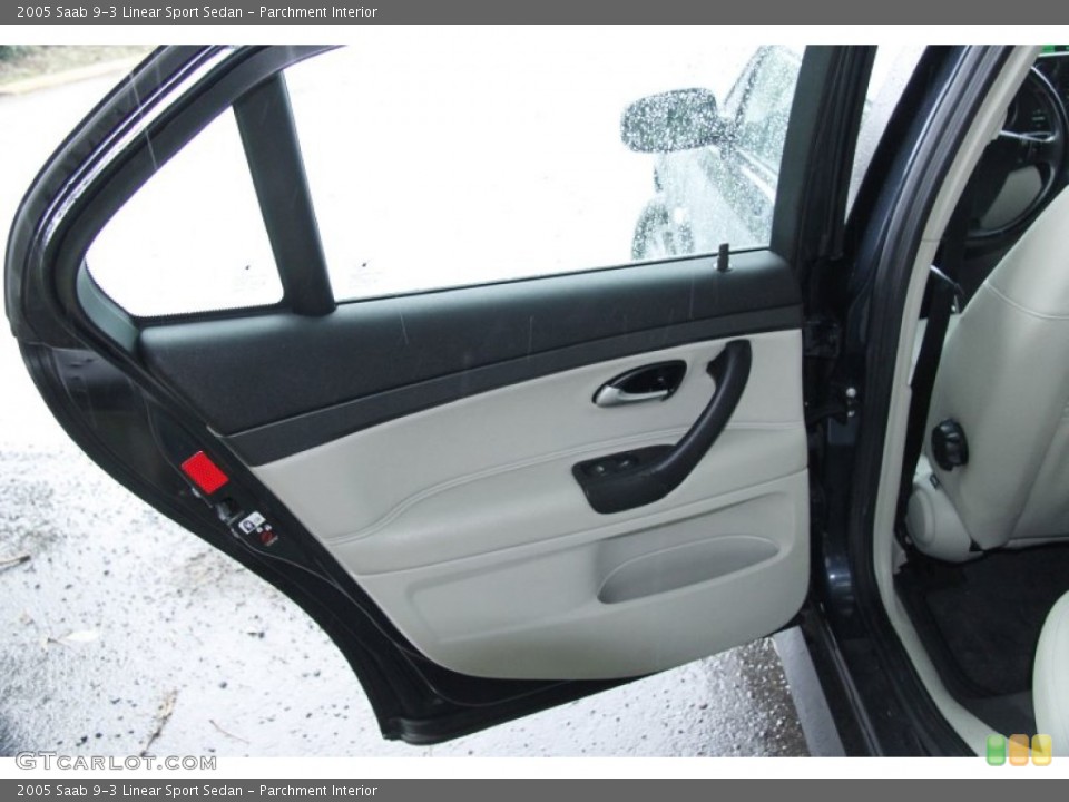 Parchment Interior Door Panel for the 2005 Saab 9-3 Linear Sport Sedan #50877544