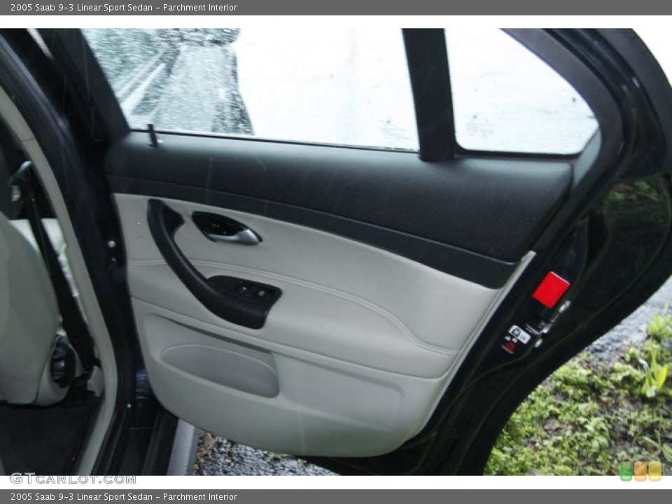 Parchment Interior Door Panel for the 2005 Saab 9-3 Linear Sport Sedan #50877634
