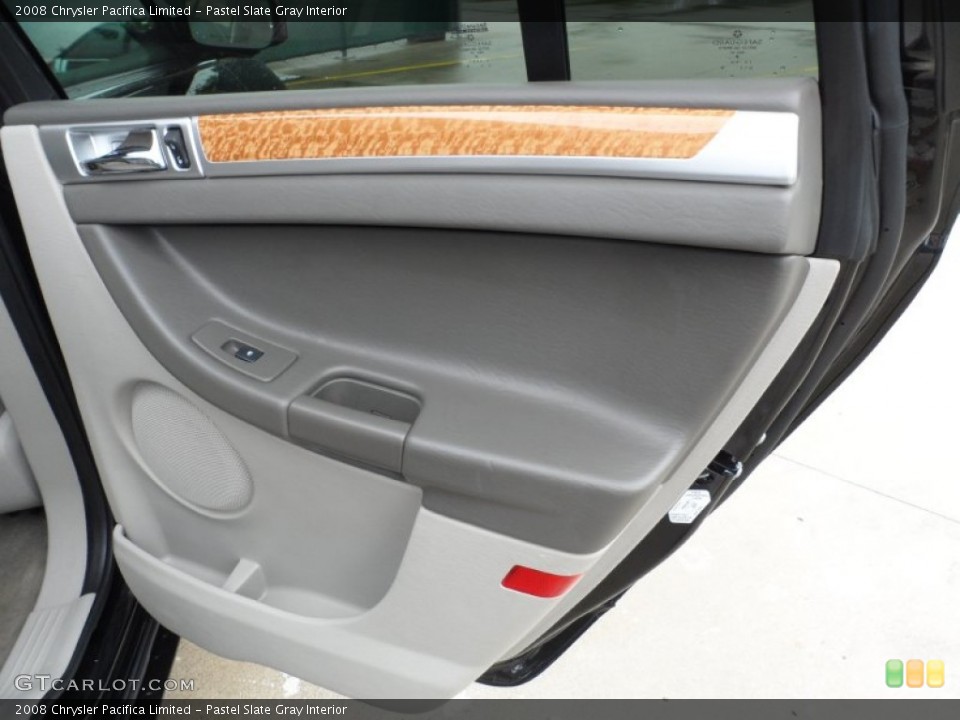 Pastel Slate Gray Interior Door Panel for the 2008 Chrysler Pacifica Limited #50878441