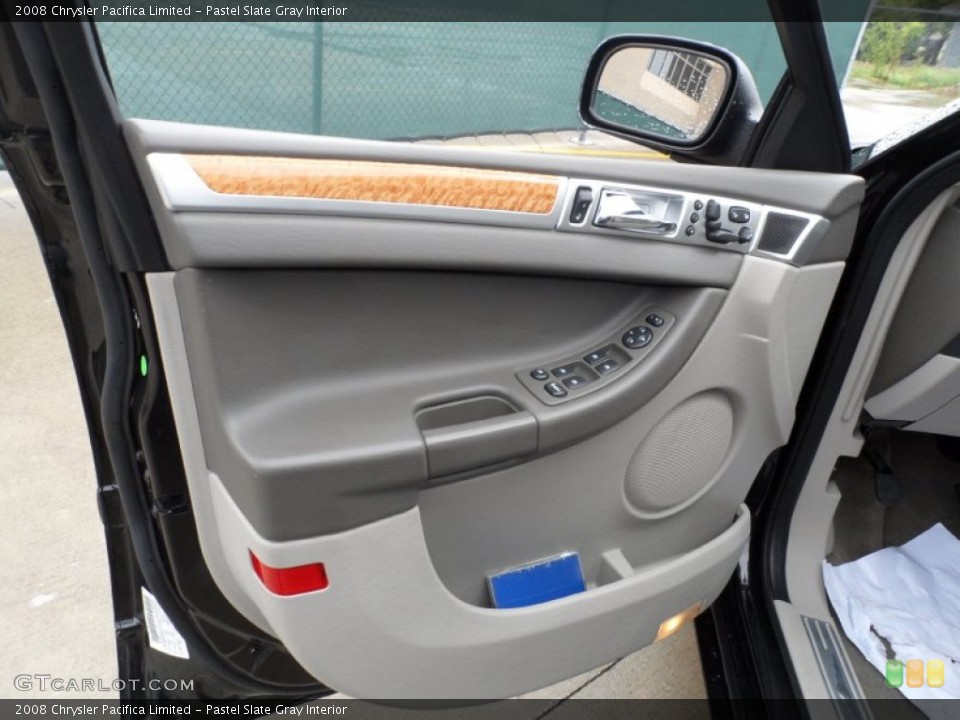 Pastel Slate Gray Interior Door Panel for the 2008 Chrysler Pacifica Limited #50878513