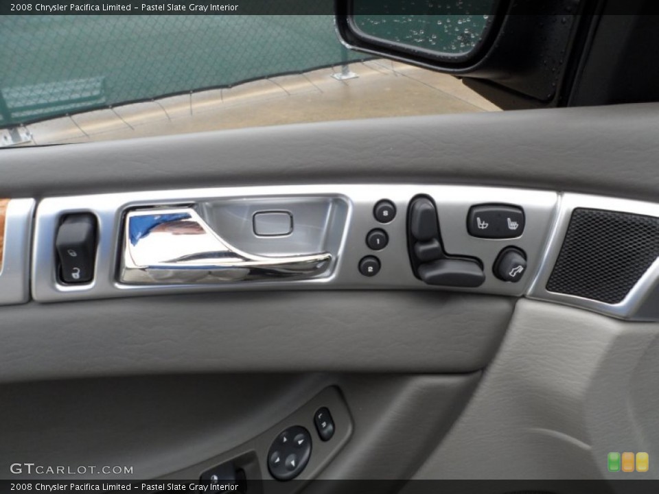 Pastel Slate Gray Interior Controls for the 2008 Chrysler Pacifica Limited #50878543