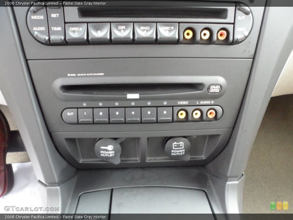 Pastel Slate Gray Interior Controls for the 2008 Chrysler Pacifica Limited #50878690
