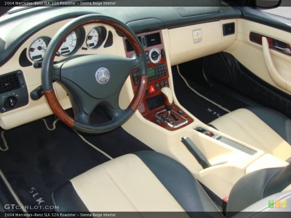 Sienna Beige Interior Prime Interior for the 2004 Mercedes-Benz SLK 320 Roadster #50879188