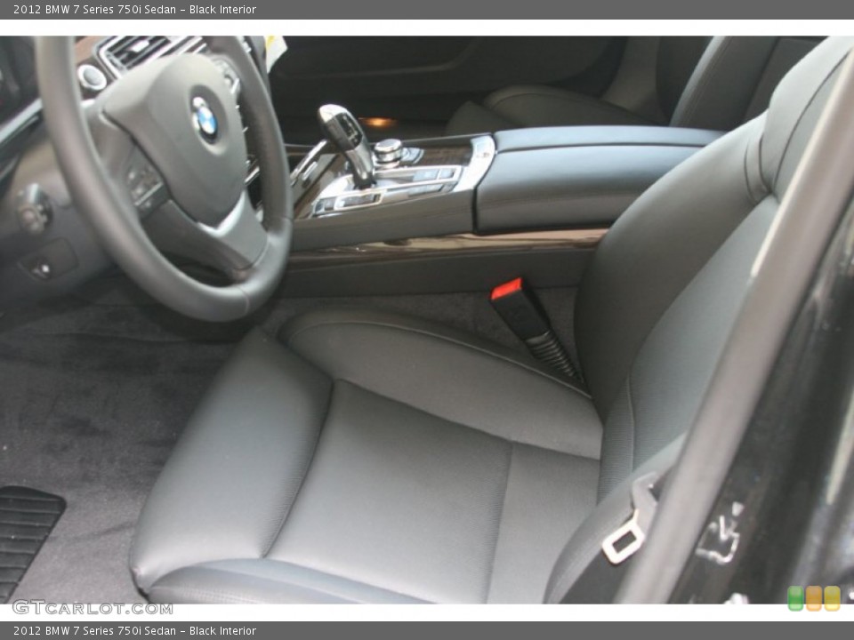 Black Interior Photo for the 2012 BMW 7 Series 750i Sedan #50879659