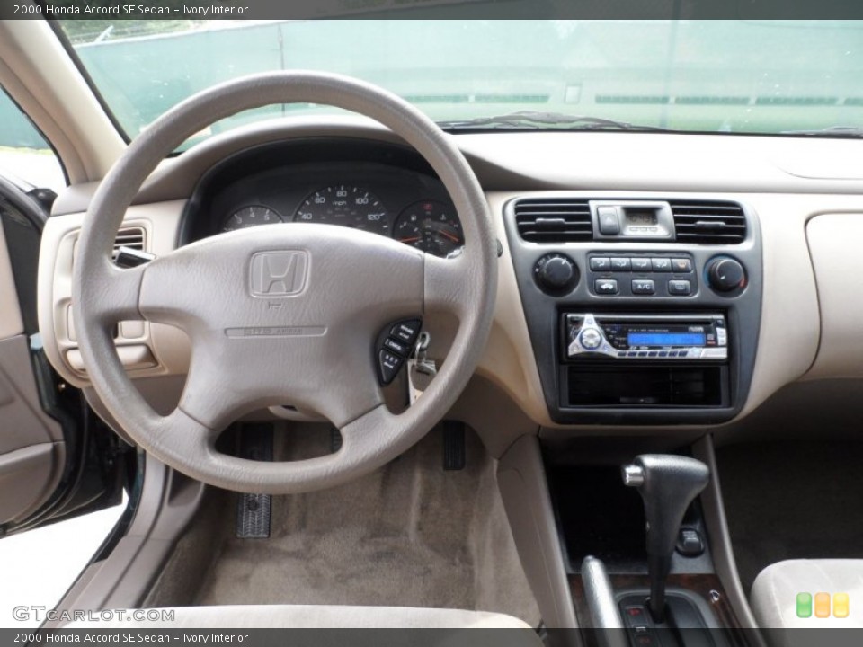 Ivory Interior Dashboard for the 2000 Honda Accord SE Sedan #50880130