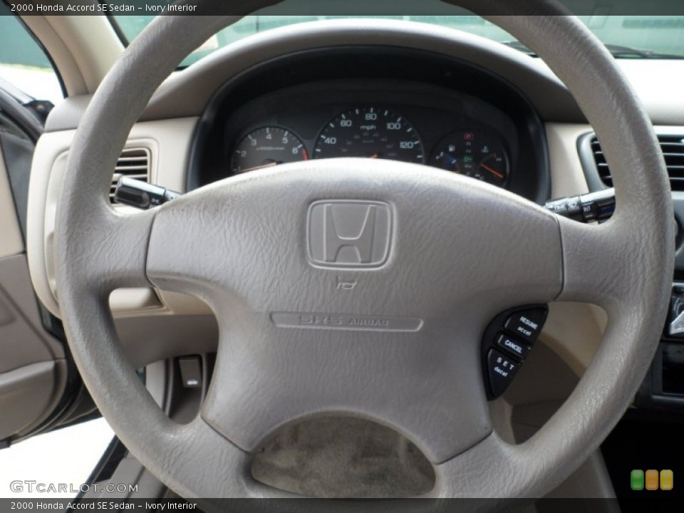 Ivory Interior Steering Wheel for the 2000 Honda Accord SE Sedan #50880202