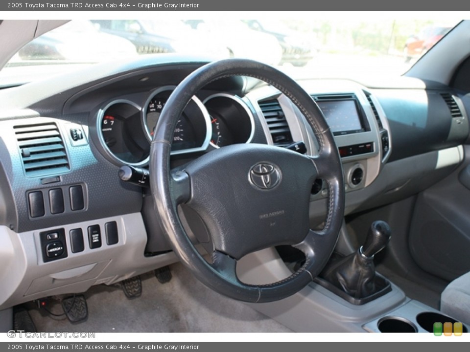 Graphite Gray Interior Photo for the 2005 Toyota Tacoma TRD Access Cab 4x4 #50881180