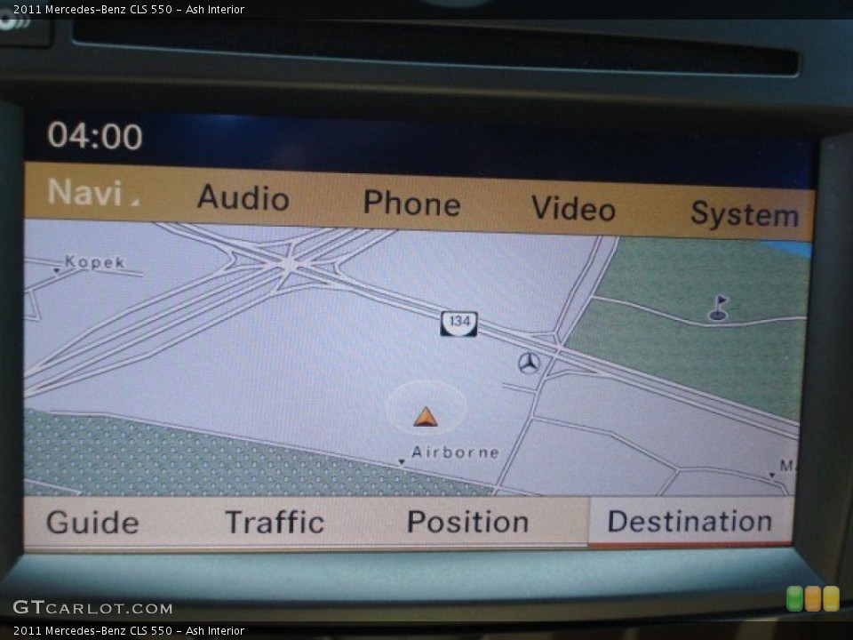 Ash Interior Navigation for the 2011 Mercedes-Benz CLS 550 #50881567