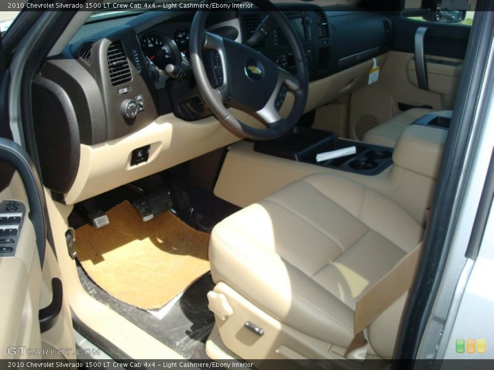 Light Cashmere/Ebony Interior Photo for the 2010 Chevrolet Silverado 1500 LT Crew Cab 4x4 #50881780