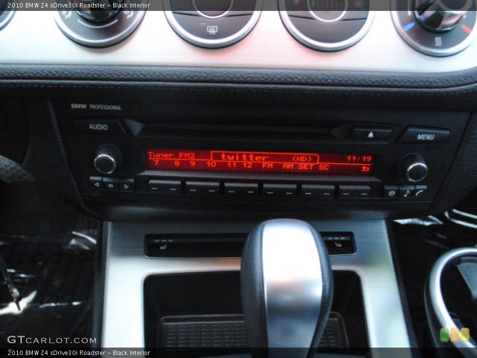 Black Interior Controls for the 2010 BMW Z4 sDrive30i Roadster #50882080