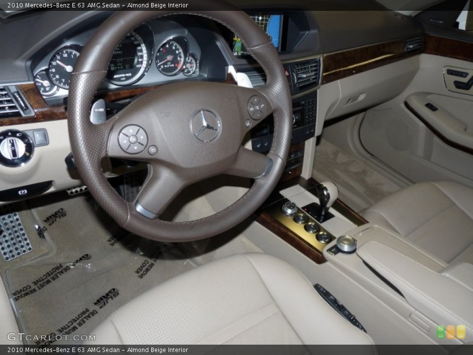 Almond Beige Interior Prime Interior for the 2010 Mercedes-Benz E 63 AMG Sedan #50883199