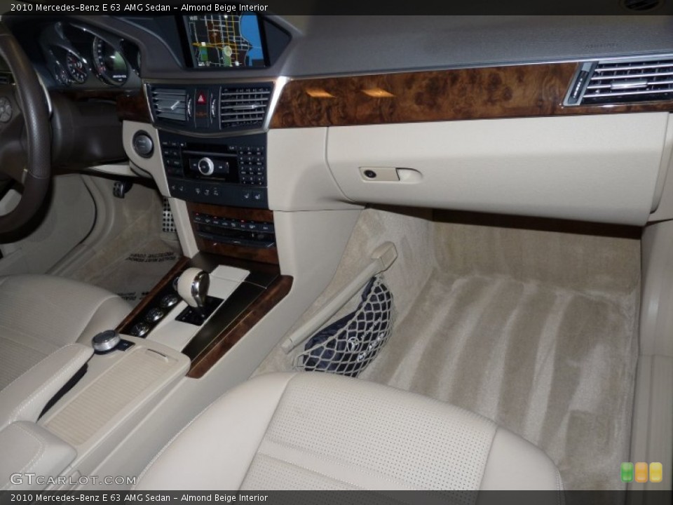 Almond Beige Interior Dashboard for the 2010 Mercedes-Benz E 63 AMG Sedan #50883214