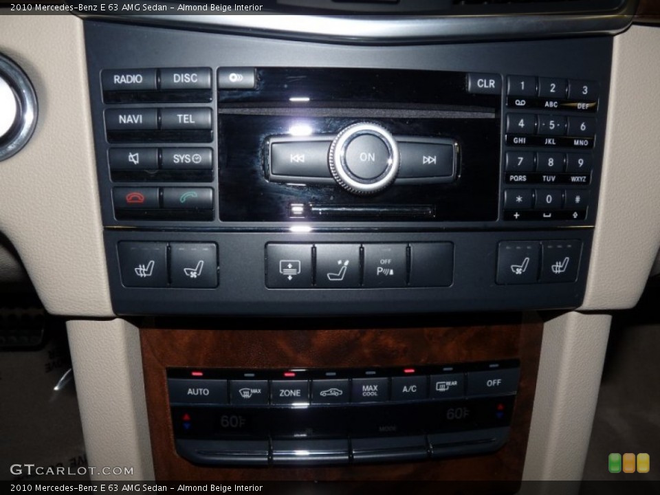 Almond Beige Interior Controls for the 2010 Mercedes-Benz E 63 AMG Sedan #50883439