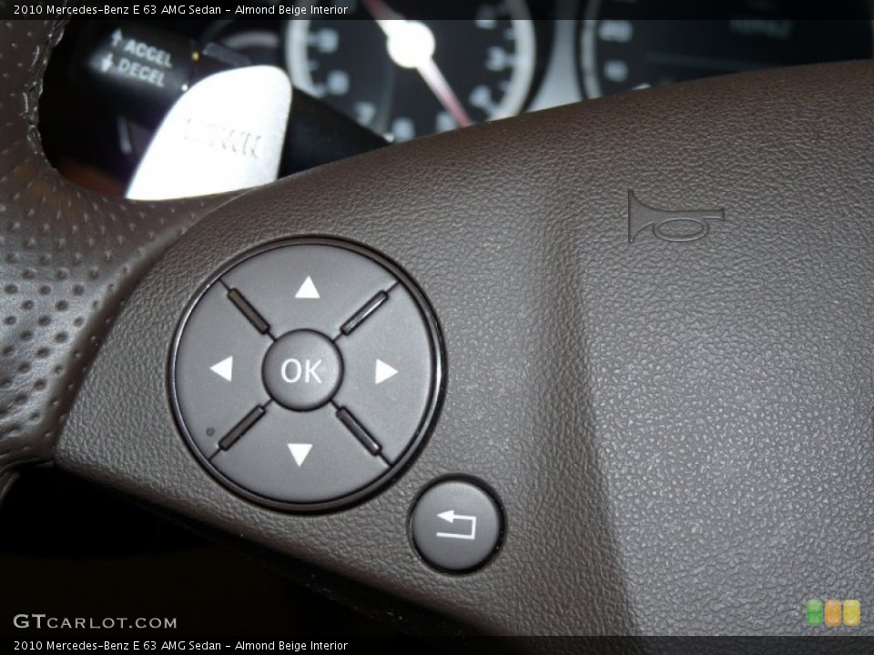 Almond Beige Interior Controls for the 2010 Mercedes-Benz E 63 AMG Sedan #50883514