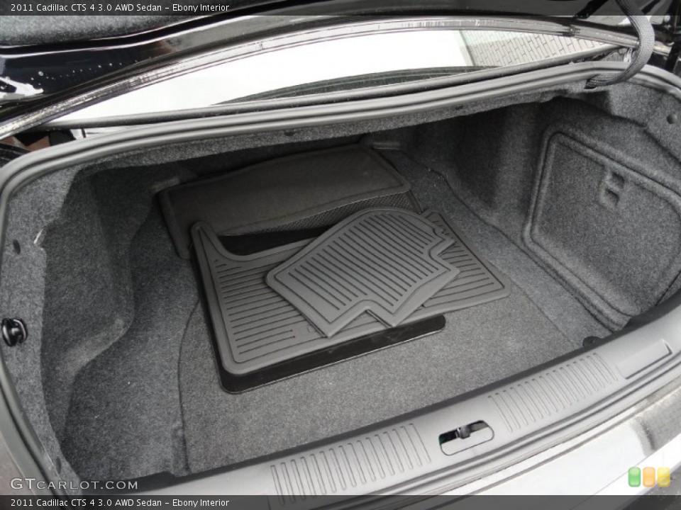 Ebony Interior Trunk for the 2011 Cadillac CTS 4 3.0 AWD Sedan #50884270