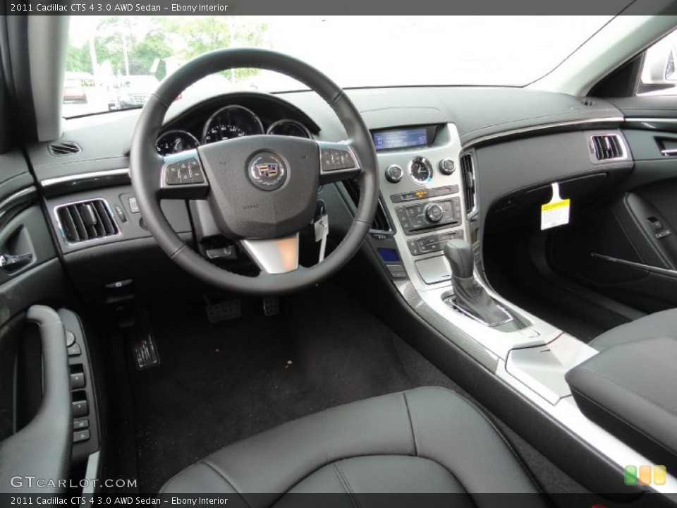 Ebony Interior Prime Interior for the 2011 Cadillac CTS 4 3.0 AWD Sedan #50884867