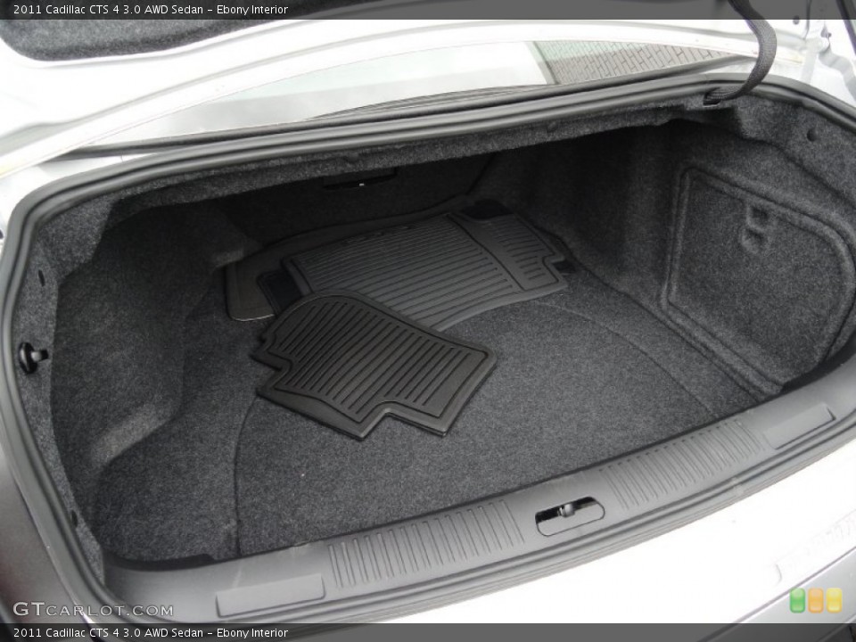 Ebony Interior Trunk for the 2011 Cadillac CTS 4 3.0 AWD Sedan #50884927