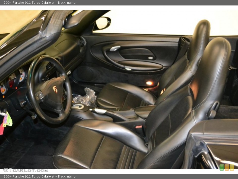Black Interior Photo for the 2004 Porsche 911 Turbo Cabriolet #50885254