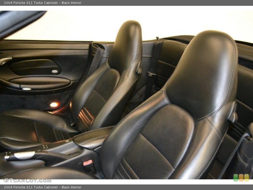 Black Interior Photo for the 2004 Porsche 911 Turbo Cabriolet #50885266