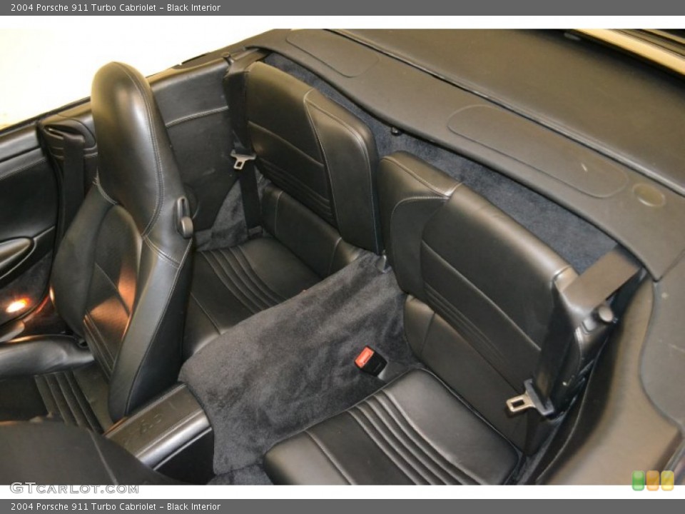 Black Interior Photo for the 2004 Porsche 911 Turbo Cabriolet #50885308