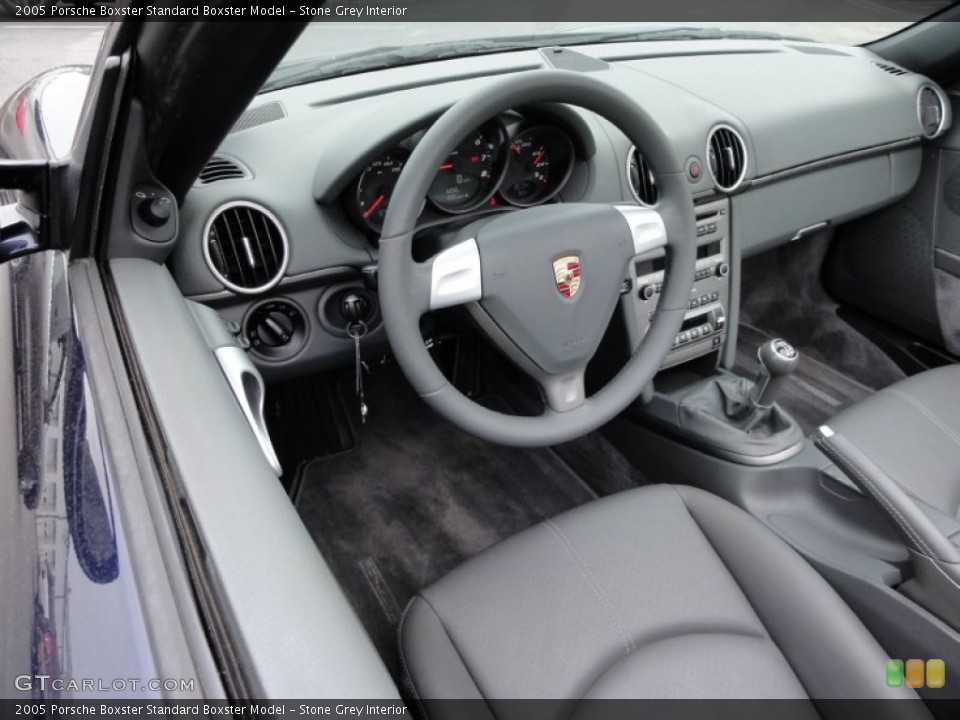 Stone Grey Interior Prime Interior for the 2005 Porsche Boxster  #50885957
