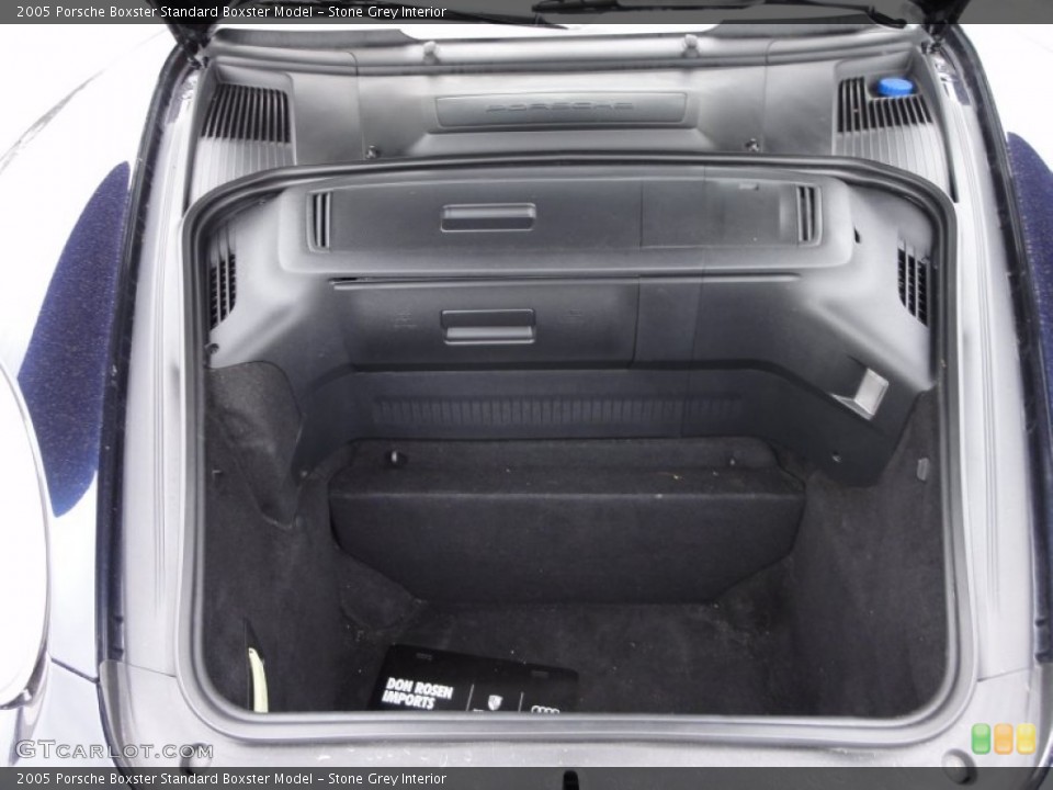 Stone Grey Interior Trunk for the 2005 Porsche Boxster  #50886187