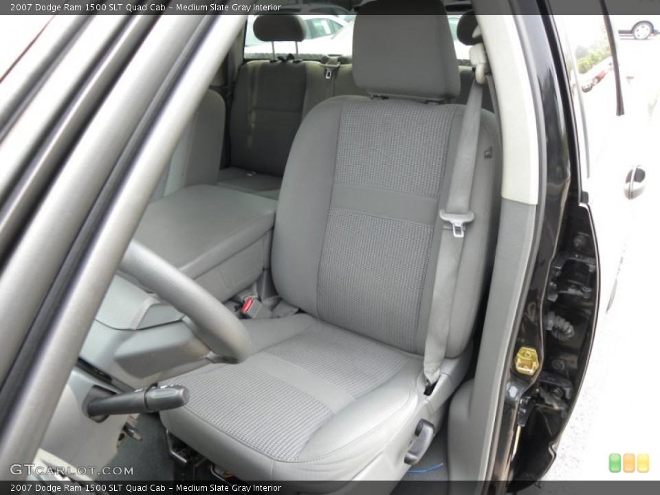 Medium Slate Gray Interior Photo for the 2007 Dodge Ram 1500 SLT Quad Cab #50887783