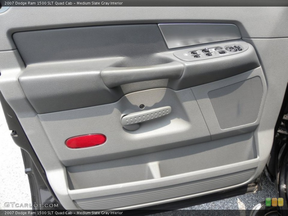 Medium Slate Gray Interior Door Panel for the 2007 Dodge Ram 1500 SLT Quad Cab #50887810