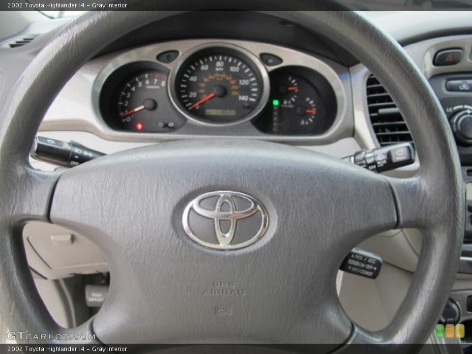 Gray Interior Steering Wheel for the 2002 Toyota Highlander I4 #50890642