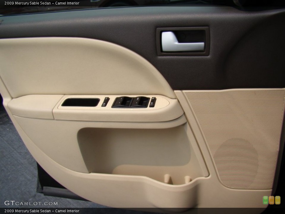 Camel Interior Door Panel for the 2009 Mercury Sable Sedan #50892010