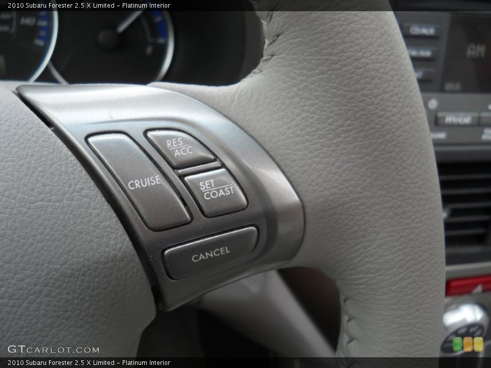 Platinum Interior Controls for the 2010 Subaru Forester 2.5 X Limited #50892073