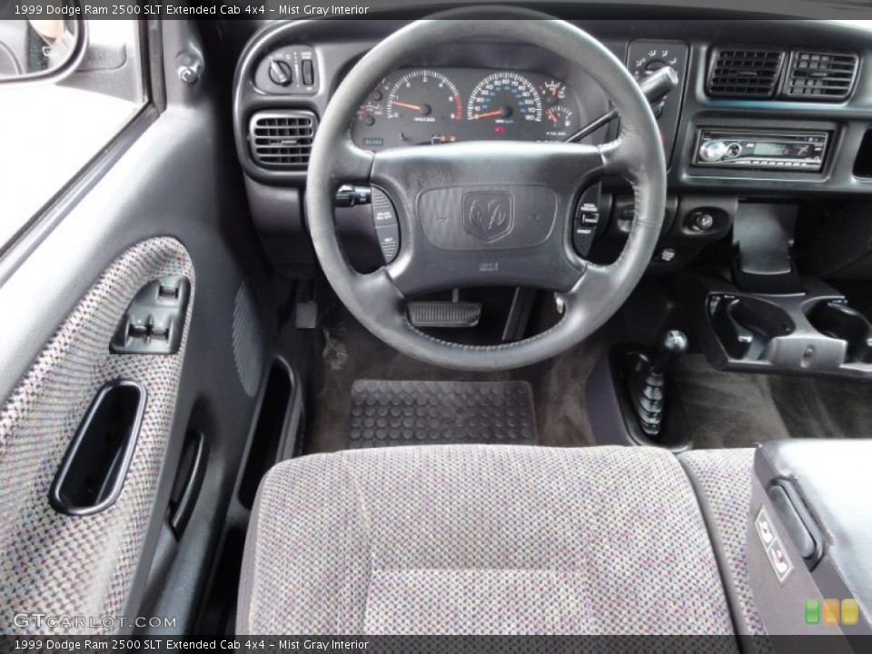 Mist Gray Interior Dashboard for the 1999 Dodge Ram 2500 SLT Extended Cab 4x4 #50892328