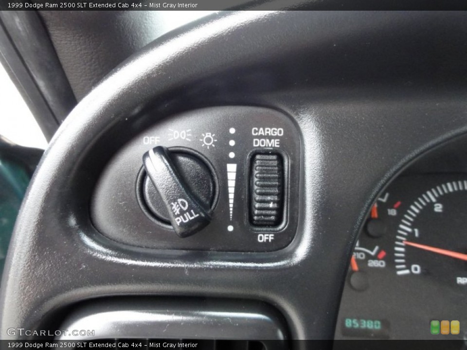 Mist Gray Interior Controls for the 1999 Dodge Ram 2500 SLT Extended Cab 4x4 #50892691