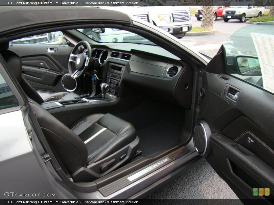 Charcoal Black/Cashmere Interior Photo for the 2010 Ford Mustang GT Premium Convertible #50892709