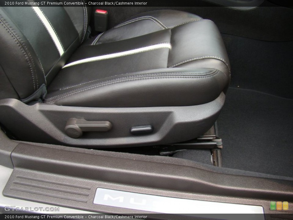 Charcoal Black/Cashmere Interior Photo for the 2010 Ford Mustang GT Premium Convertible #50892724