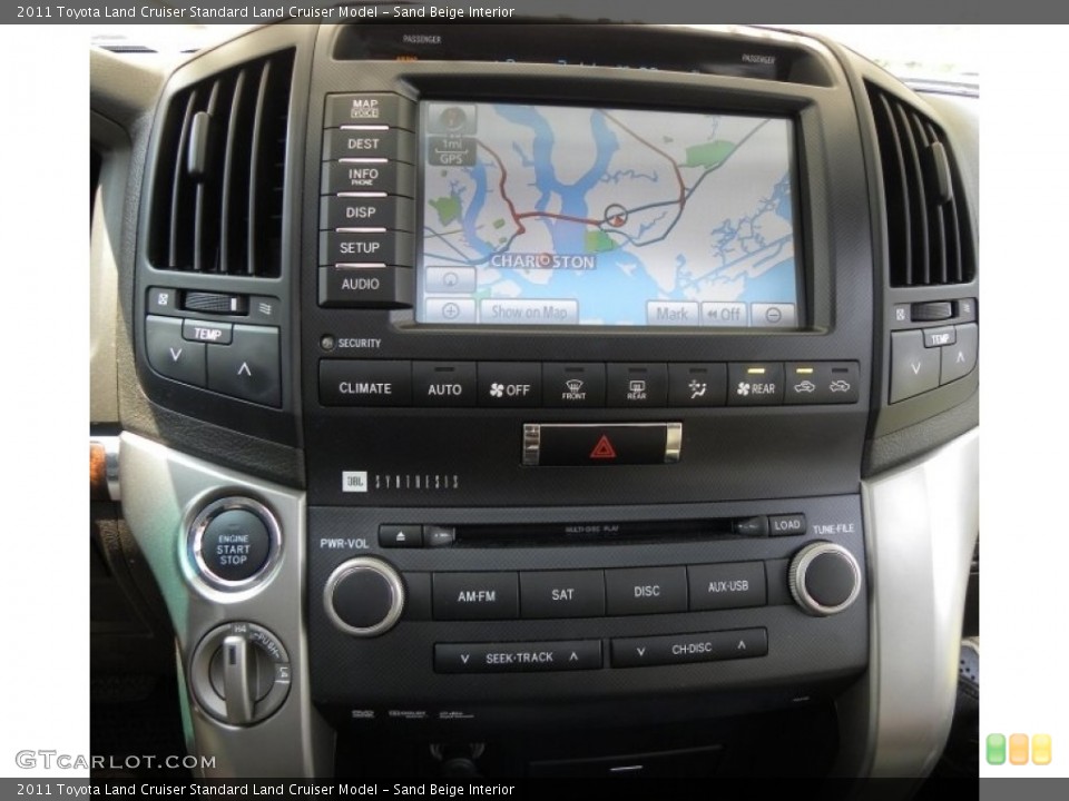 Sand Beige Interior Controls for the 2011 Toyota Land Cruiser  #50893096