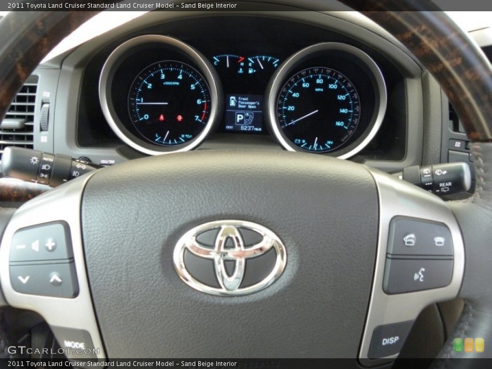 Sand Beige Interior Steering Wheel for the 2011 Toyota Land Cruiser  #50893129