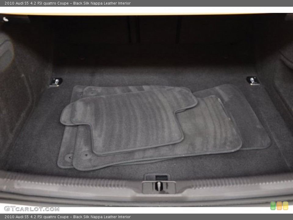 Black Silk Nappa Leather Interior Trunk for the 2010 Audi S5 4.2 FSI quattro Coupe #50893597