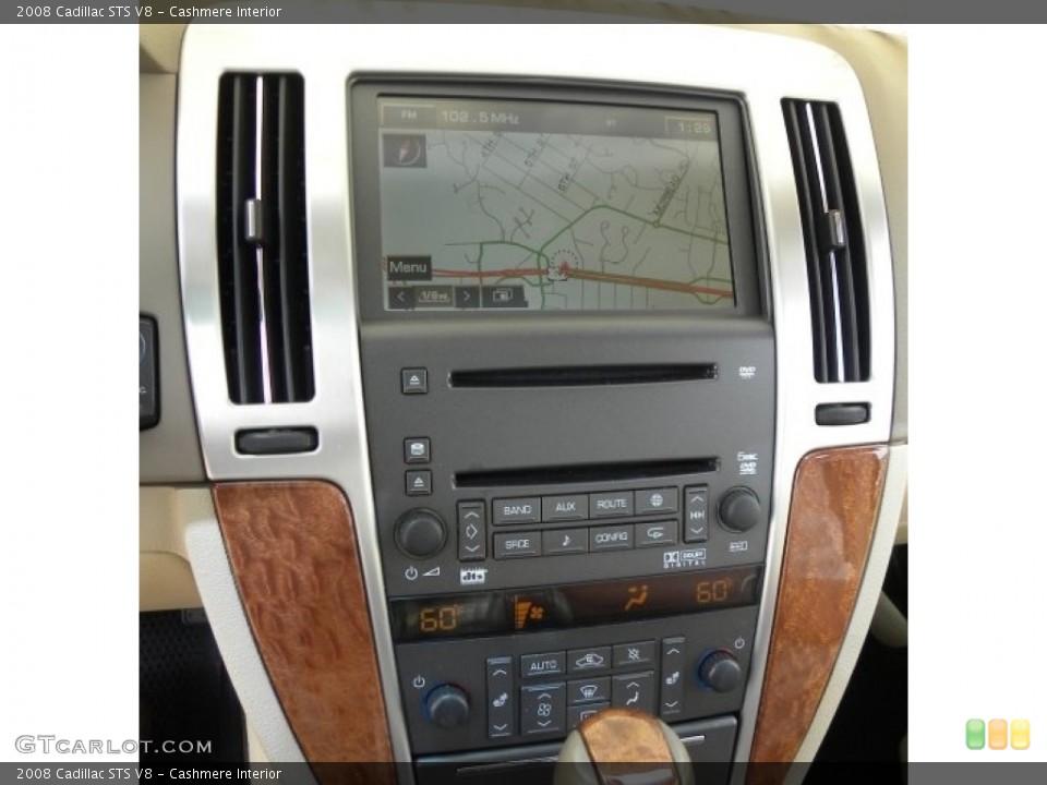Cashmere Interior Navigation for the 2008 Cadillac STS V8 #50894314