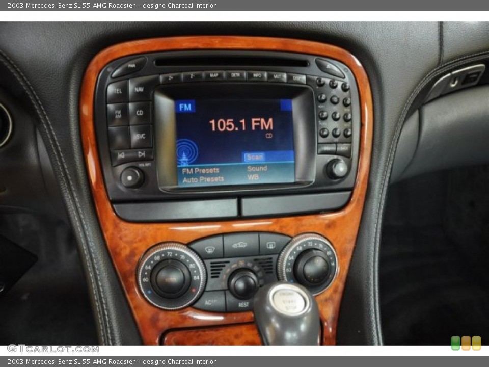 designo Charcoal Interior Controls for the 2003 Mercedes-Benz SL 55 AMG Roadster #50894917