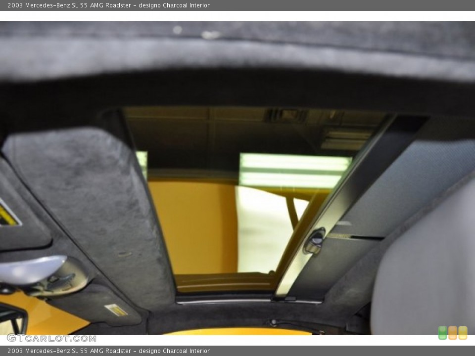 designo Charcoal Interior Sunroof for the 2003 Mercedes-Benz SL 55 AMG Roadster #50894956