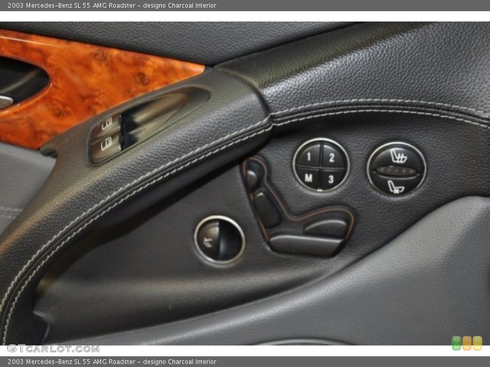 designo Charcoal Interior Controls for the 2003 Mercedes-Benz SL 55 AMG Roadster #50894971
