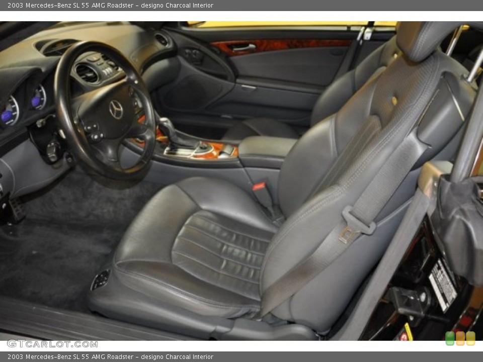 designo Charcoal Interior Photo for the 2003 Mercedes-Benz SL 55 AMG Roadster #50895010