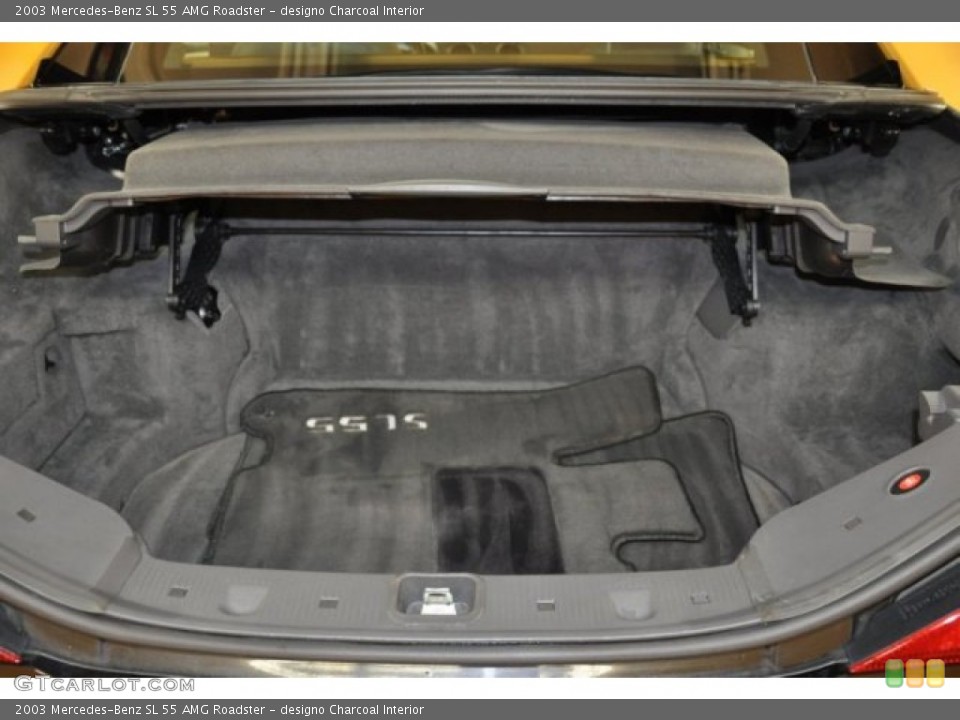 designo Charcoal Interior Trunk for the 2003 Mercedes-Benz SL 55 AMG Roadster #50895025